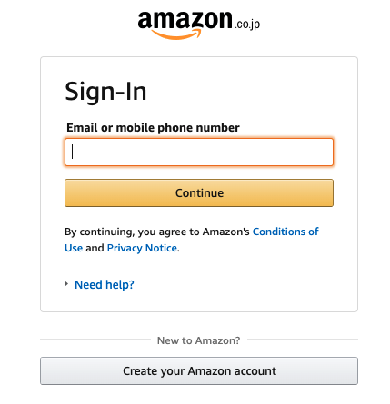 日本Amazon購買Attenir教學4-登入/註冊Amazon JP會員