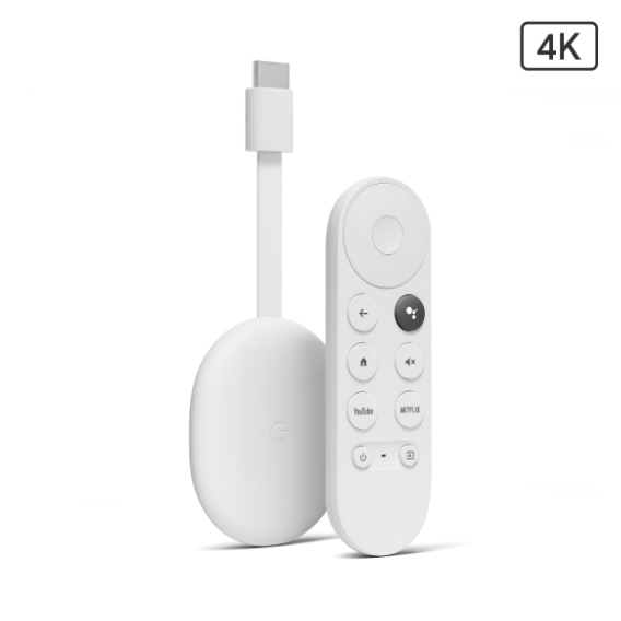 Chromecast with Google TV串流電視棒 (HD/4K HDR)