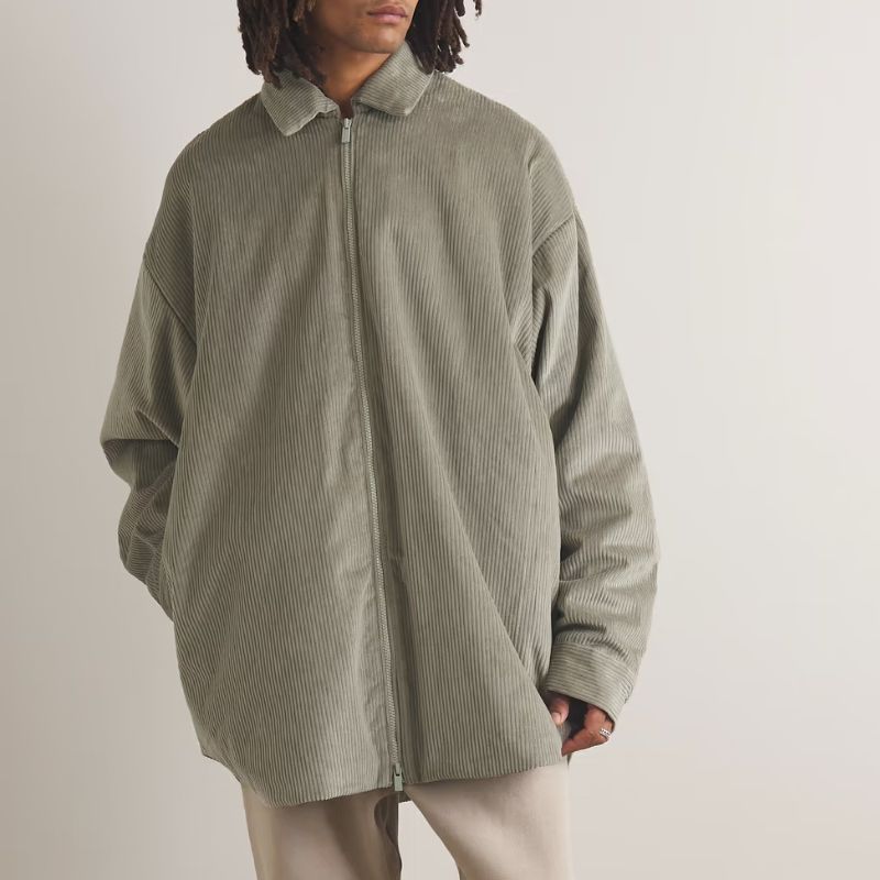 ESSENTIALS FOG 2023 春夏新款推薦: Cotton-Corduroy Zip-Up Shirt Jacket