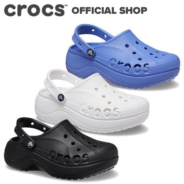 Crocs推薦: Baya Platform Clog 厚底款／雲朵洞洞鞋