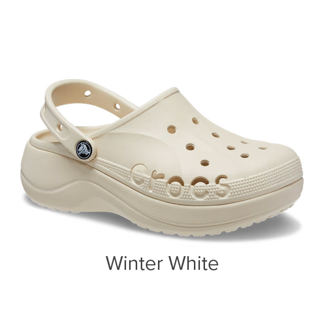 Crocs推薦: Baya Platform Clog 厚底款／雲朵洞洞鞋 （5色選擇）