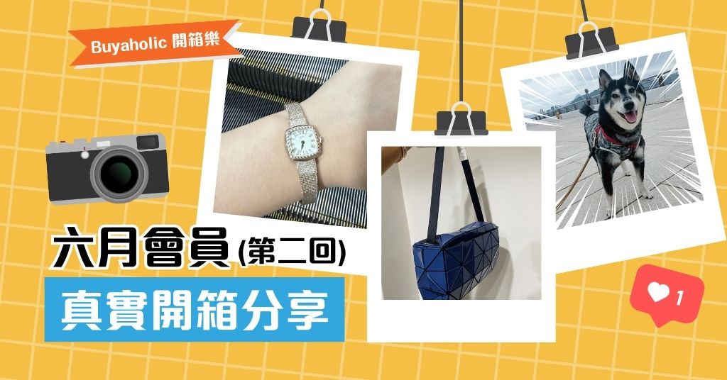 【會員開箱】台灣6折買三宅一生BAO BAO、價差超大Agete美錶、不怕毛孩中暑的冰感衣