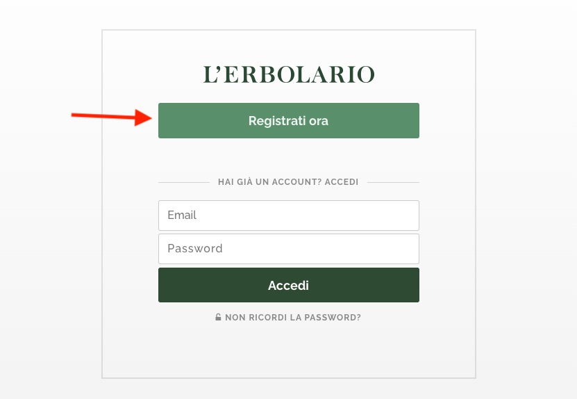 蕾莉歐意大利官網網購教學Step 6：按「現在註冊」，成為會員才能結賬。