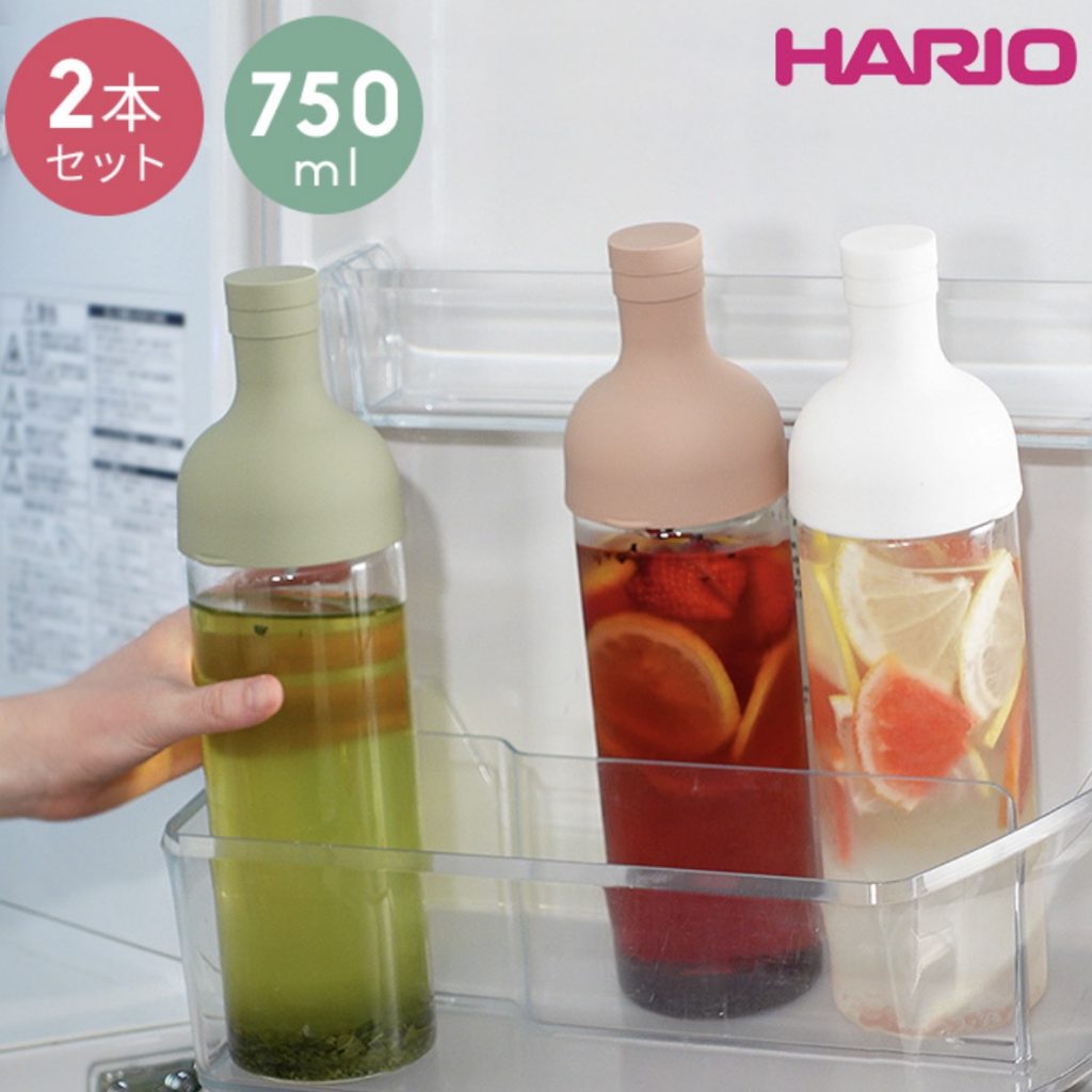 HARIO - 過濾式玻璃冷泡瓶 750ml (2件)