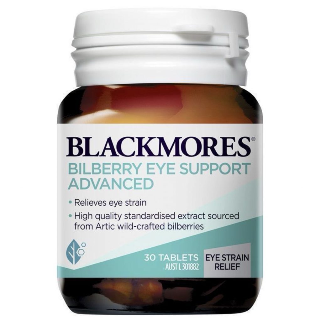 Blackmores - Bilberry Eye Support Advanced（Blackmores 藍莓護眼寧30 粒）