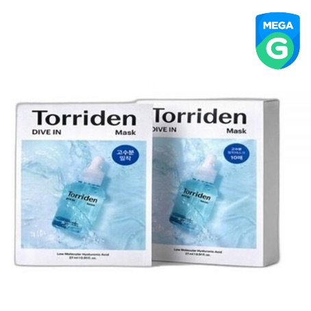 Torriden – 低分子透明質酸深層保濕面膜 10片