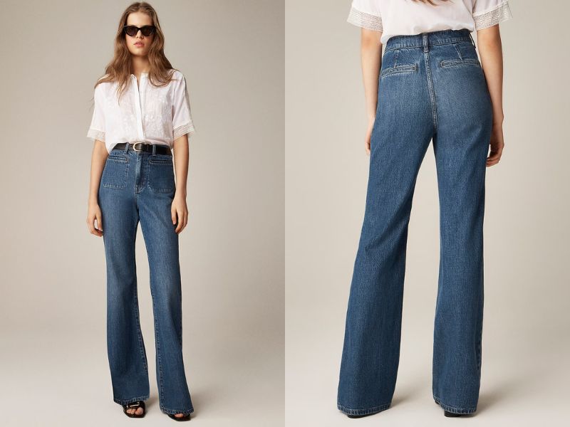 J.Crew 熱門商品價差比較 - 復古喇叭牛仔褲
